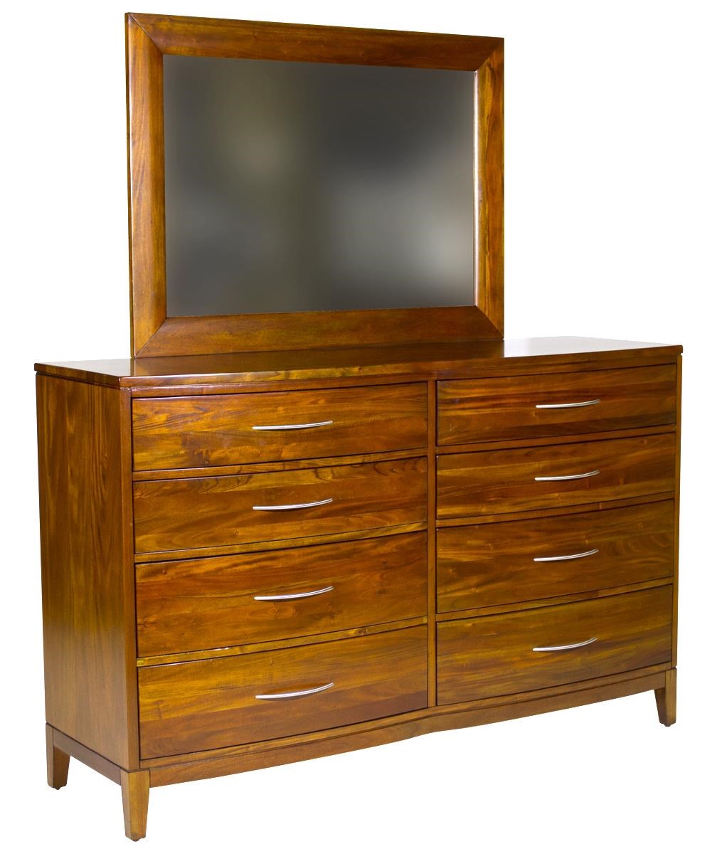 Napa Furniture Designs Boston Brownstone 8 Drawer Dresser HomeWorld